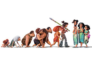 Animated Hollywood comedy film `The Croods A New Age` directed by Joel Crawford (23 December, 2020)